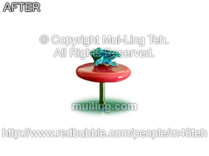 "Toadstool" by Mui-Ling Teh with the background removed.
