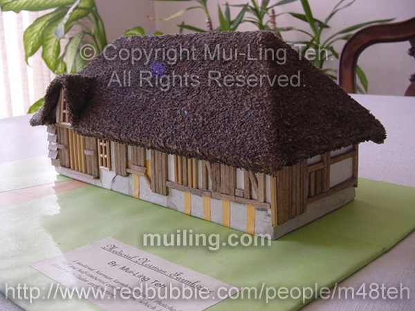 Medieval Norman Farmhouse built by Mui-Ling Teh at age 13