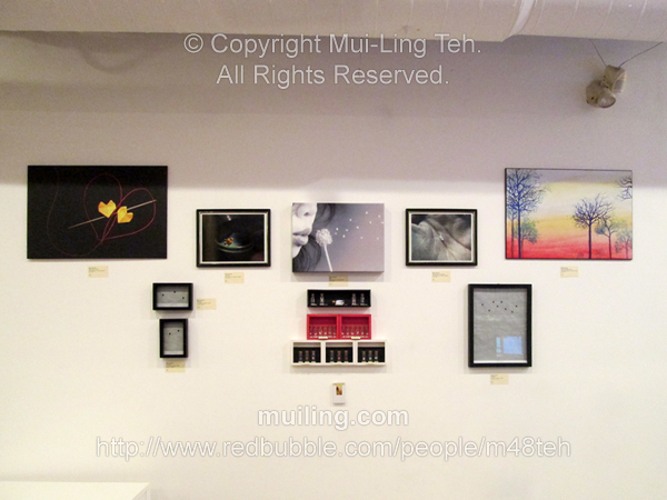 Artworks by Mui-Ling Teh during the Art Galleria Expo - March 2014